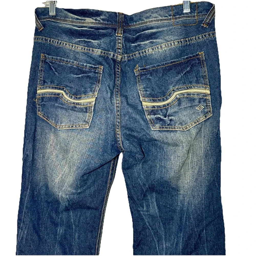 Enyce Jeans 34 X 34 Blue Denim Y2K Hip Hip Skater‎ Loose Fit Jeans L